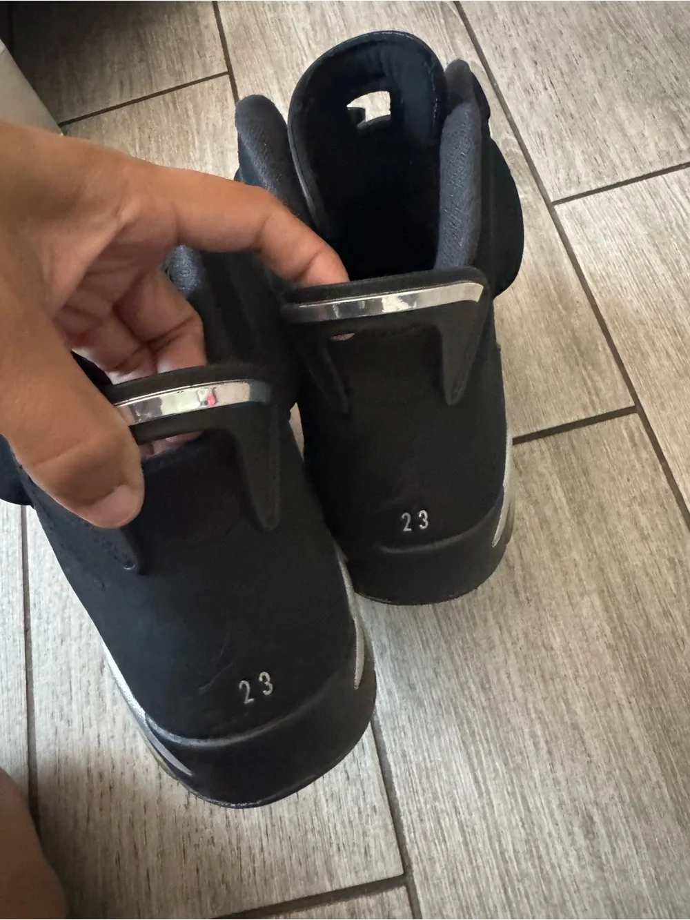 Nike Black Men's Jordan High-Top Athletic Sneakers